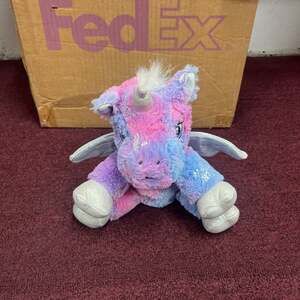 Plush Gear Stardust the Unicorn 8" Plush Toy Soft Stuffed Animal Magical Fantas